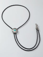 Vintage Turquoise Sunflower Pendant Necklace